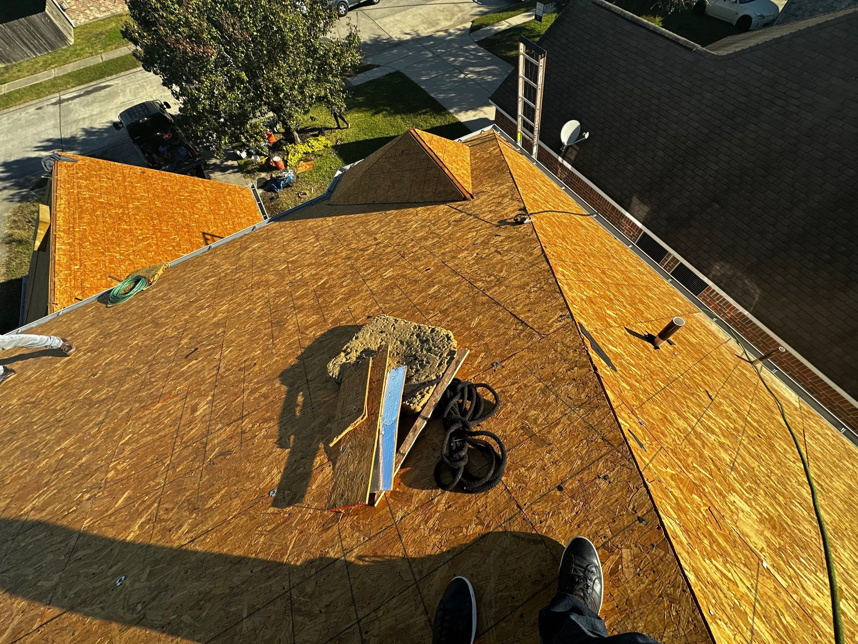 Complete Re-Deck & Roof Replacement — Spring, TX by PL Roofing & SB Roofing, LLC.