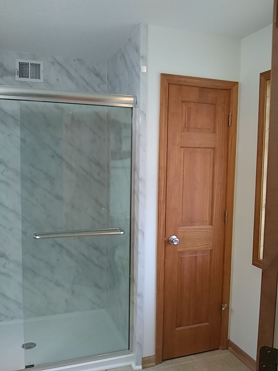 Customer did the demo, we put it back together! by The Shower Company