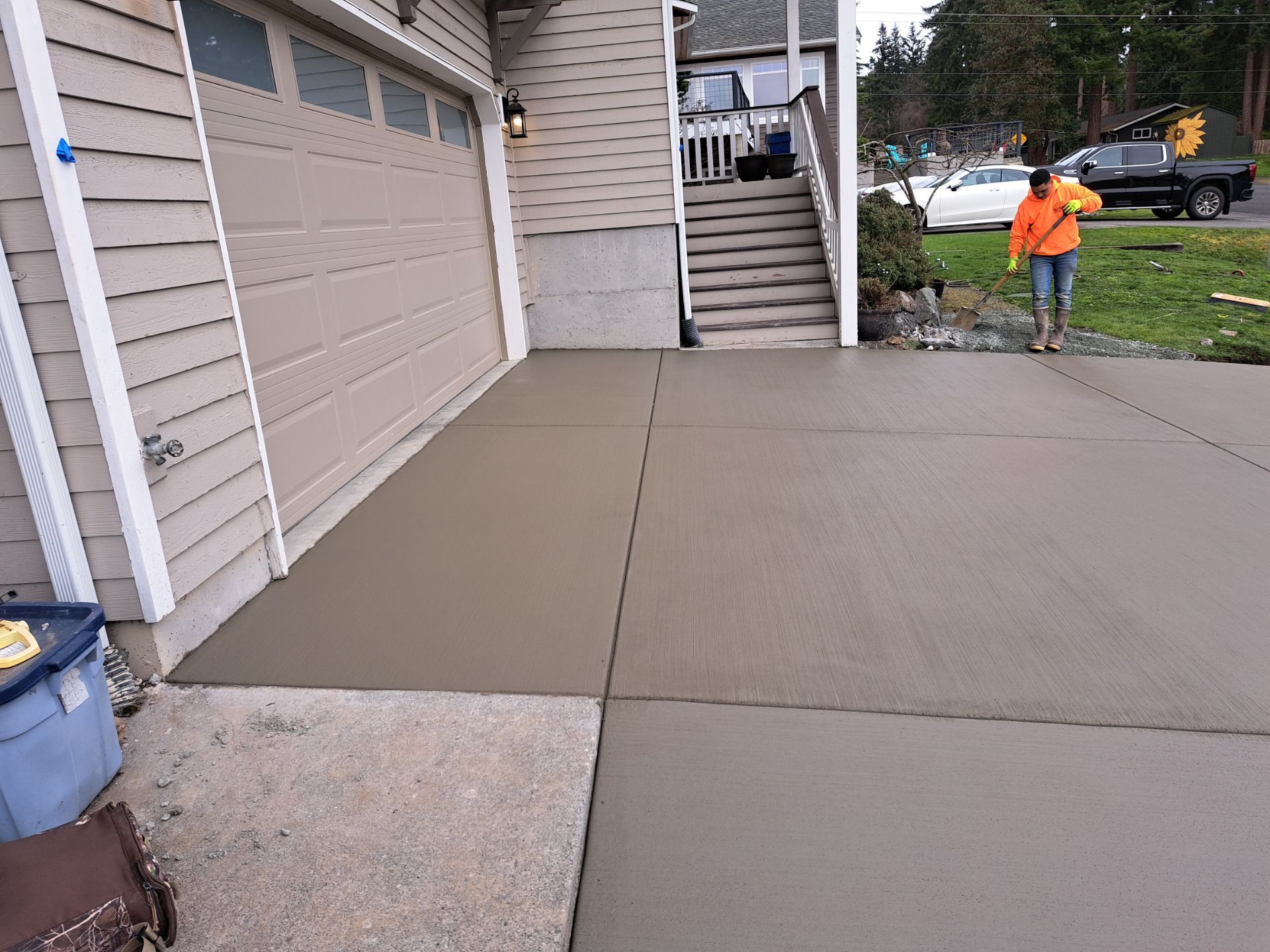 Concrete Driveway Renovation | Freeland  by Jireh Asphalt & Concrete Inc 