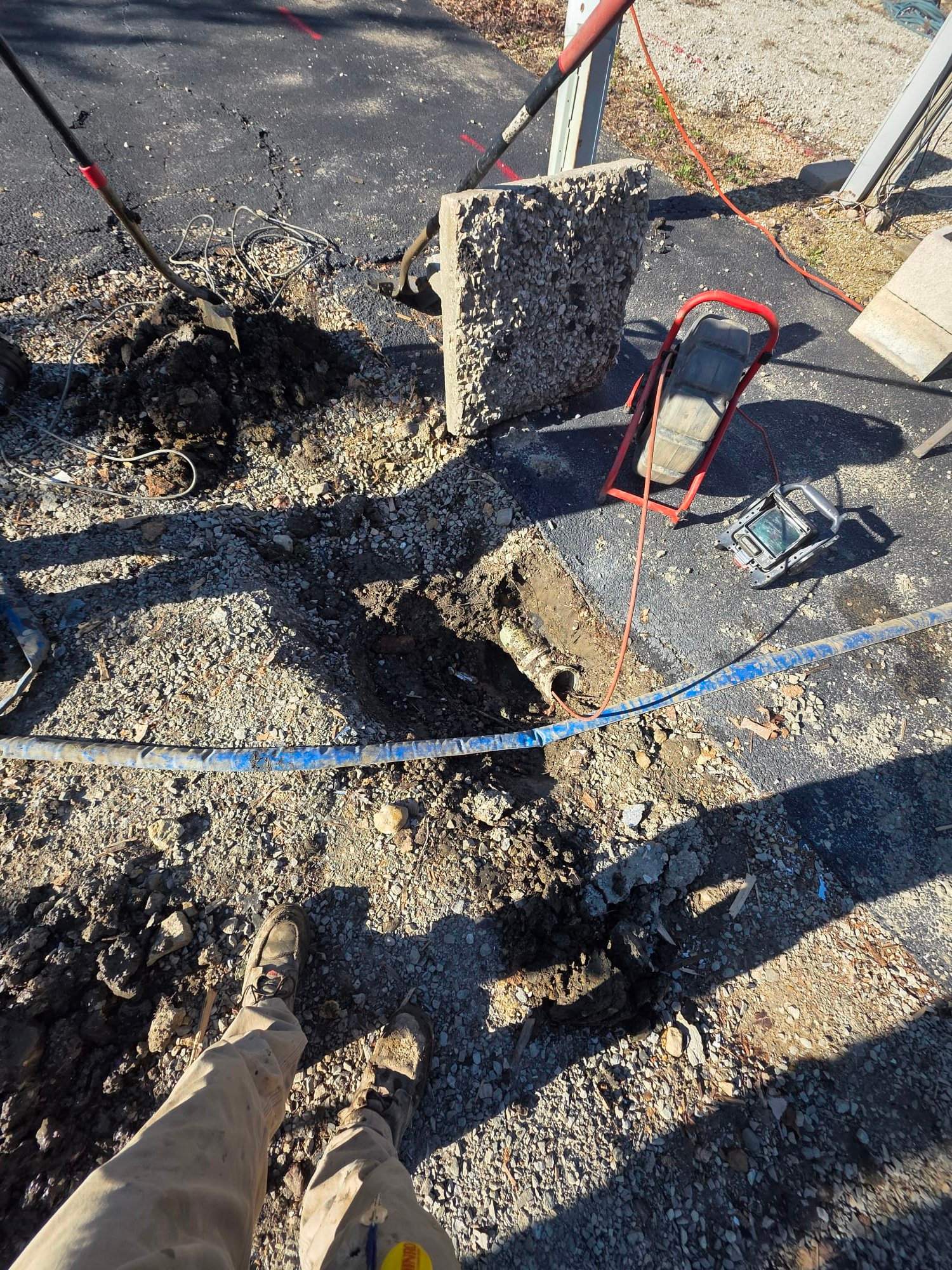 Sewer Line Repair and Cleanout Installation in Wilmington by Allied Water Services