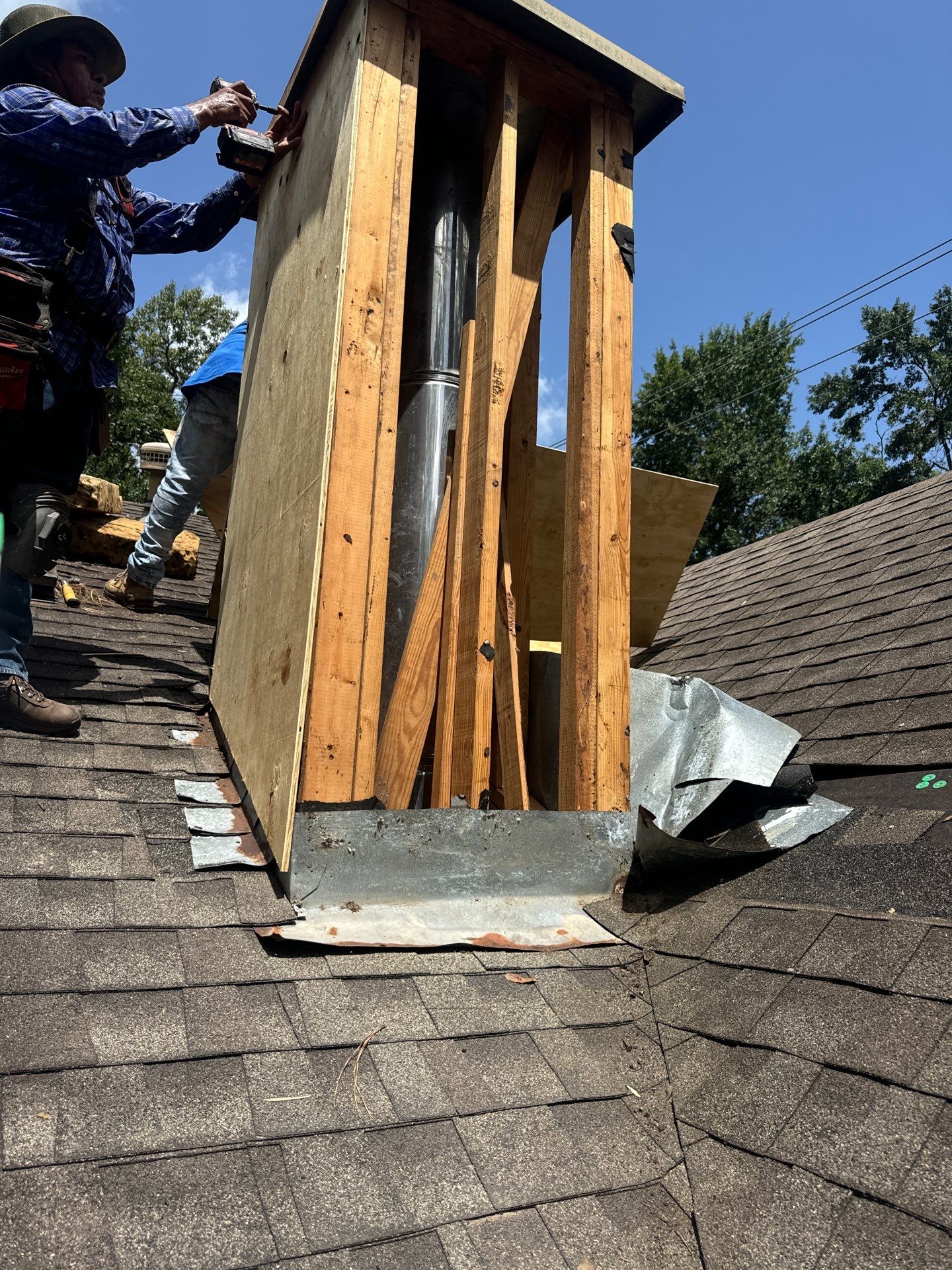 Chimney Repair  by Associates Roofing Unlimited 