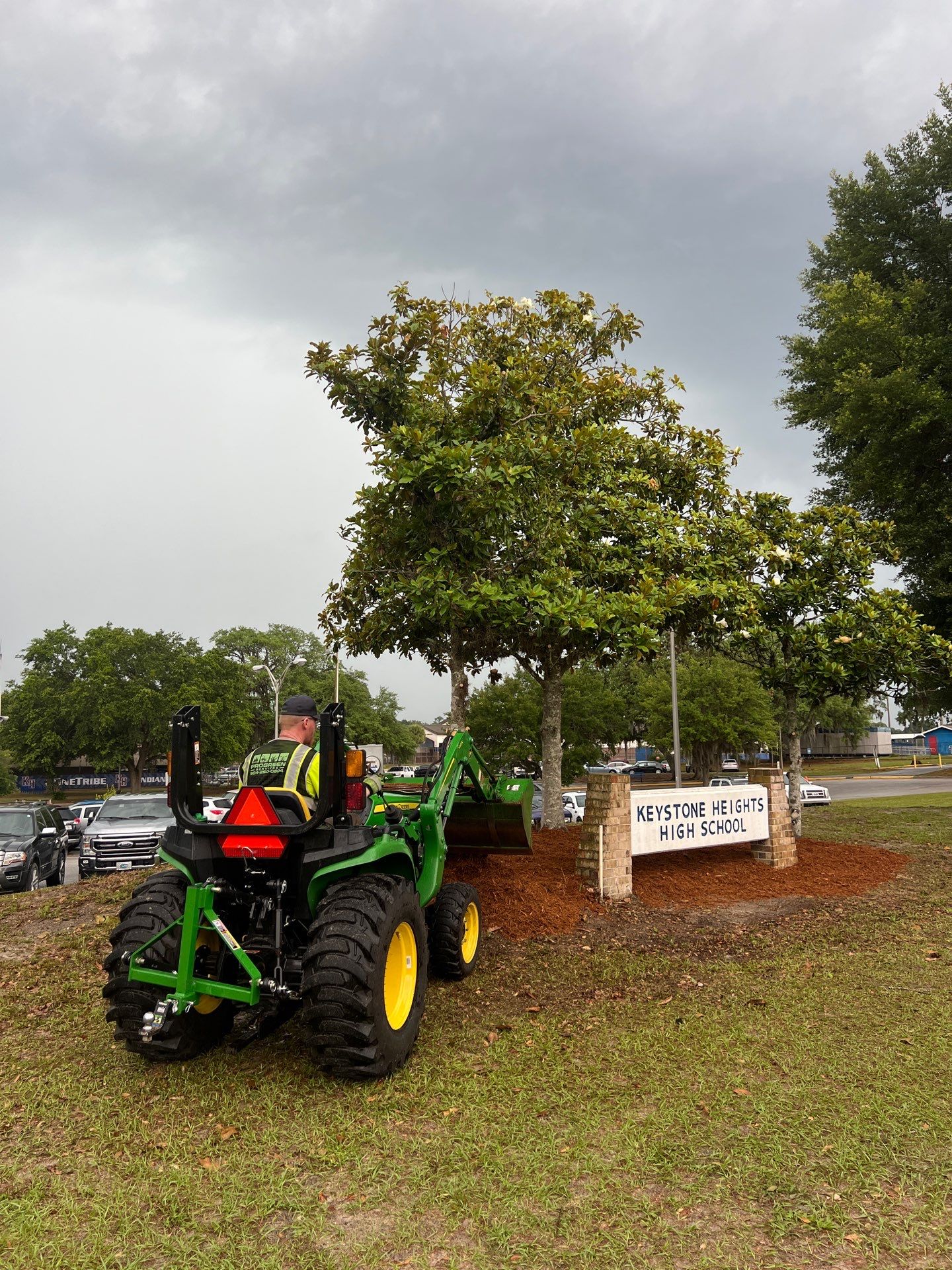 Landscape Install | Keystone Heights HS by ProGreen Services