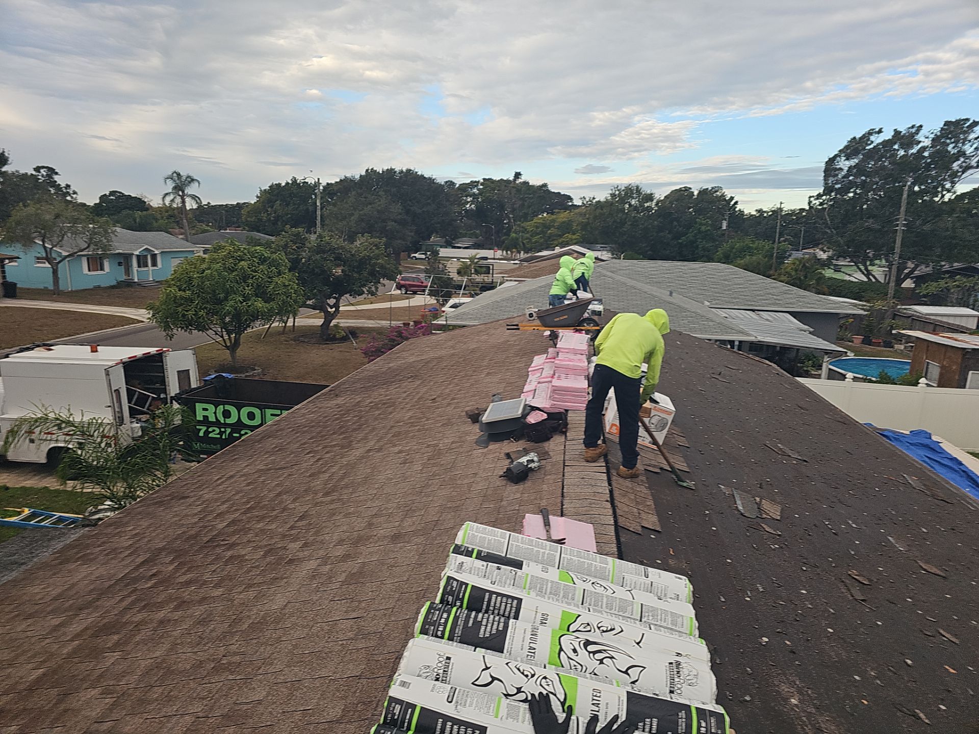 Project in St. Petersburg 33713 by Mitchell Roofing Company LLC 