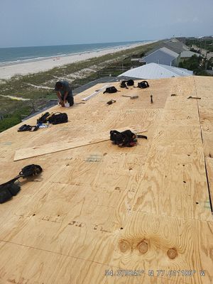 Coastal Residential Membrane Roof Replacement in Holly Ridge, NC
