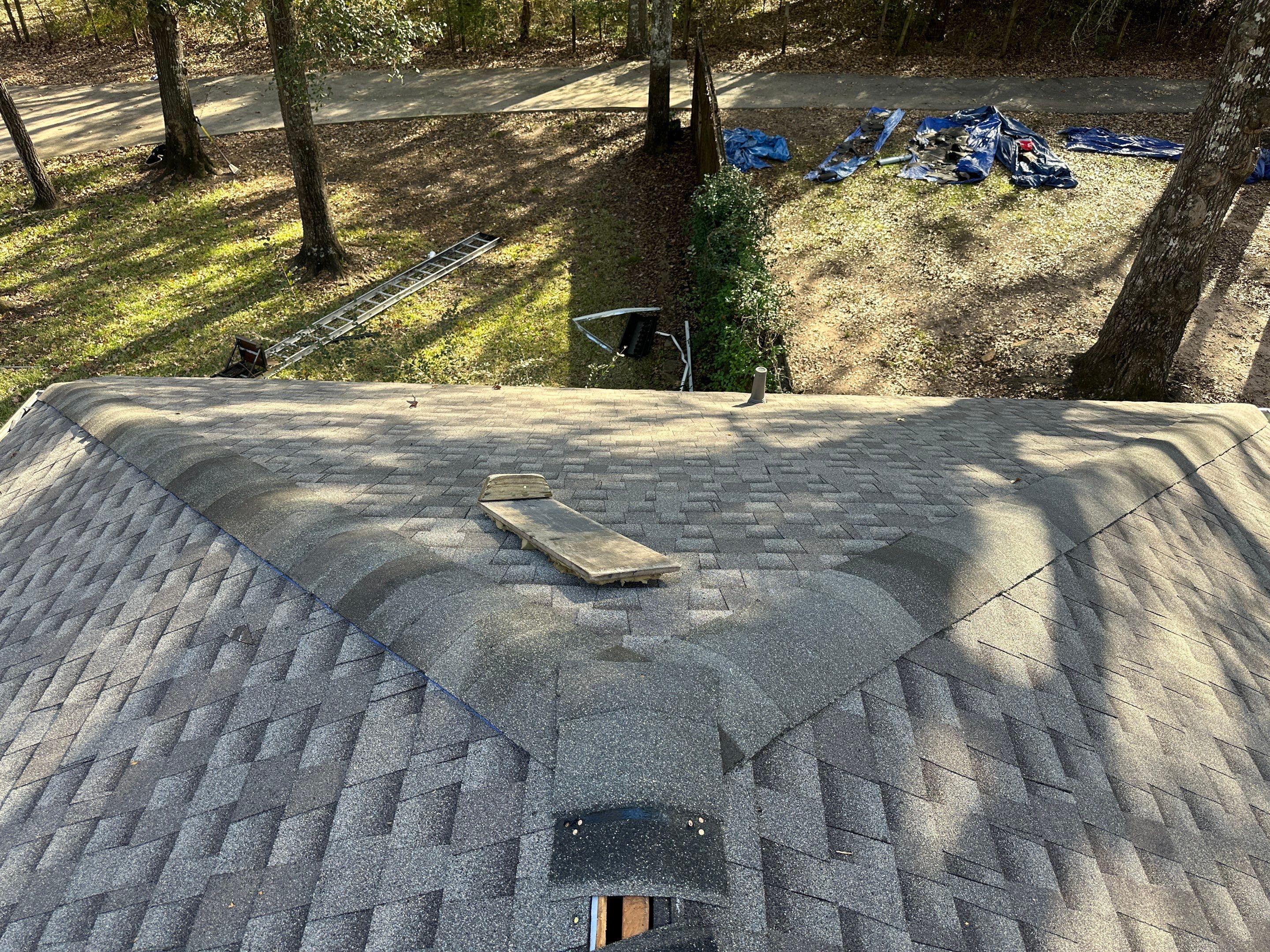 Residential Roofing Installation using GAF Timberline HDZ in Montgomery by Core Four Roofing