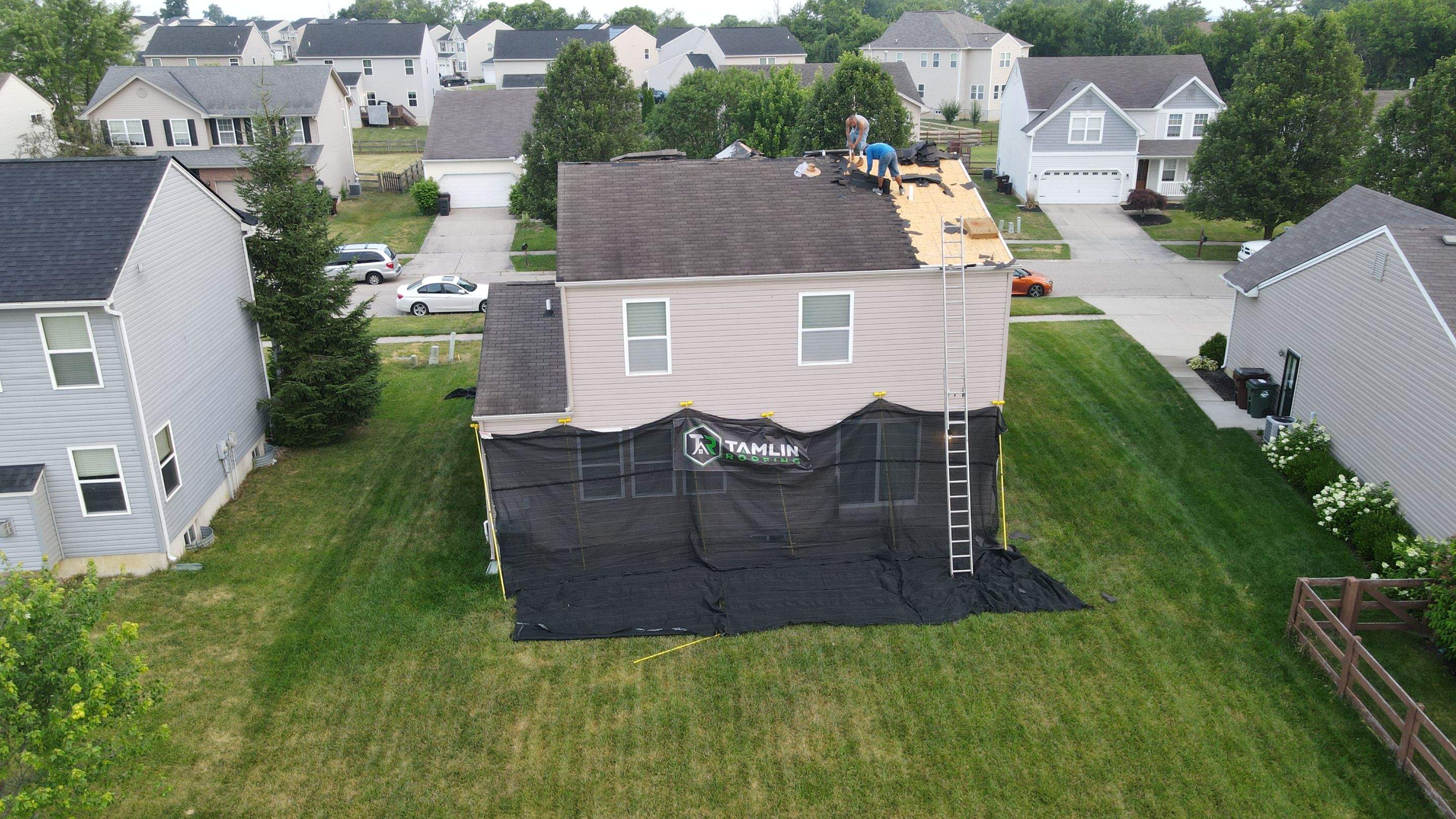 Roof paid for by insurance-Weathered Shadow by Tamlin Roofing