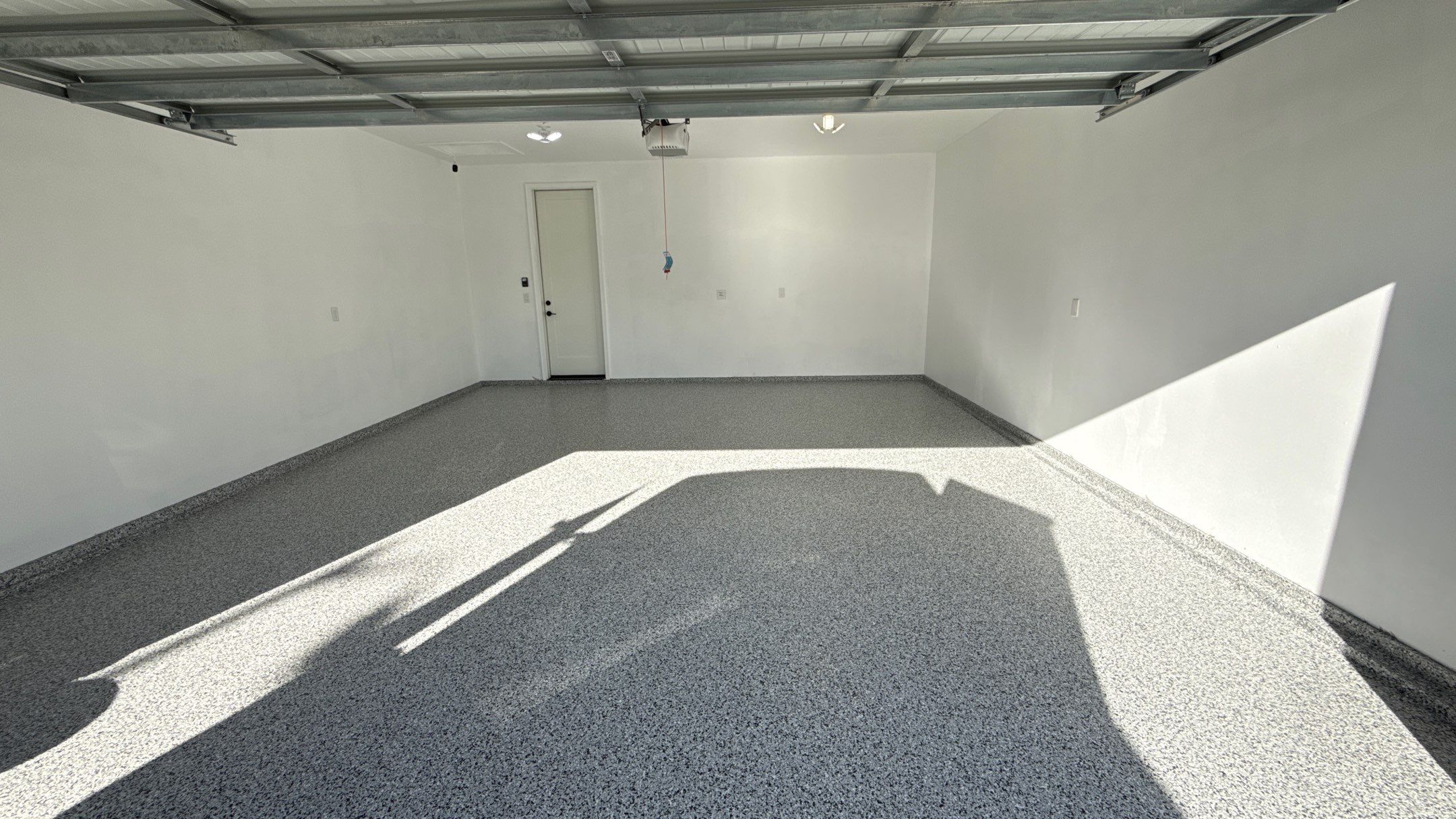 Kyle's Houndstooth Floor Came Out Great by Banner Garage