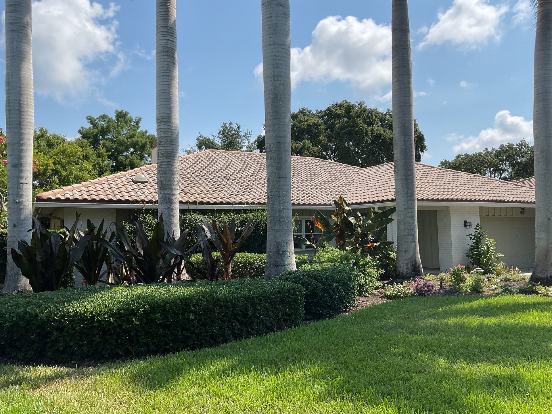 White Gutter Installation in Sarasota FL by Gutter Professors