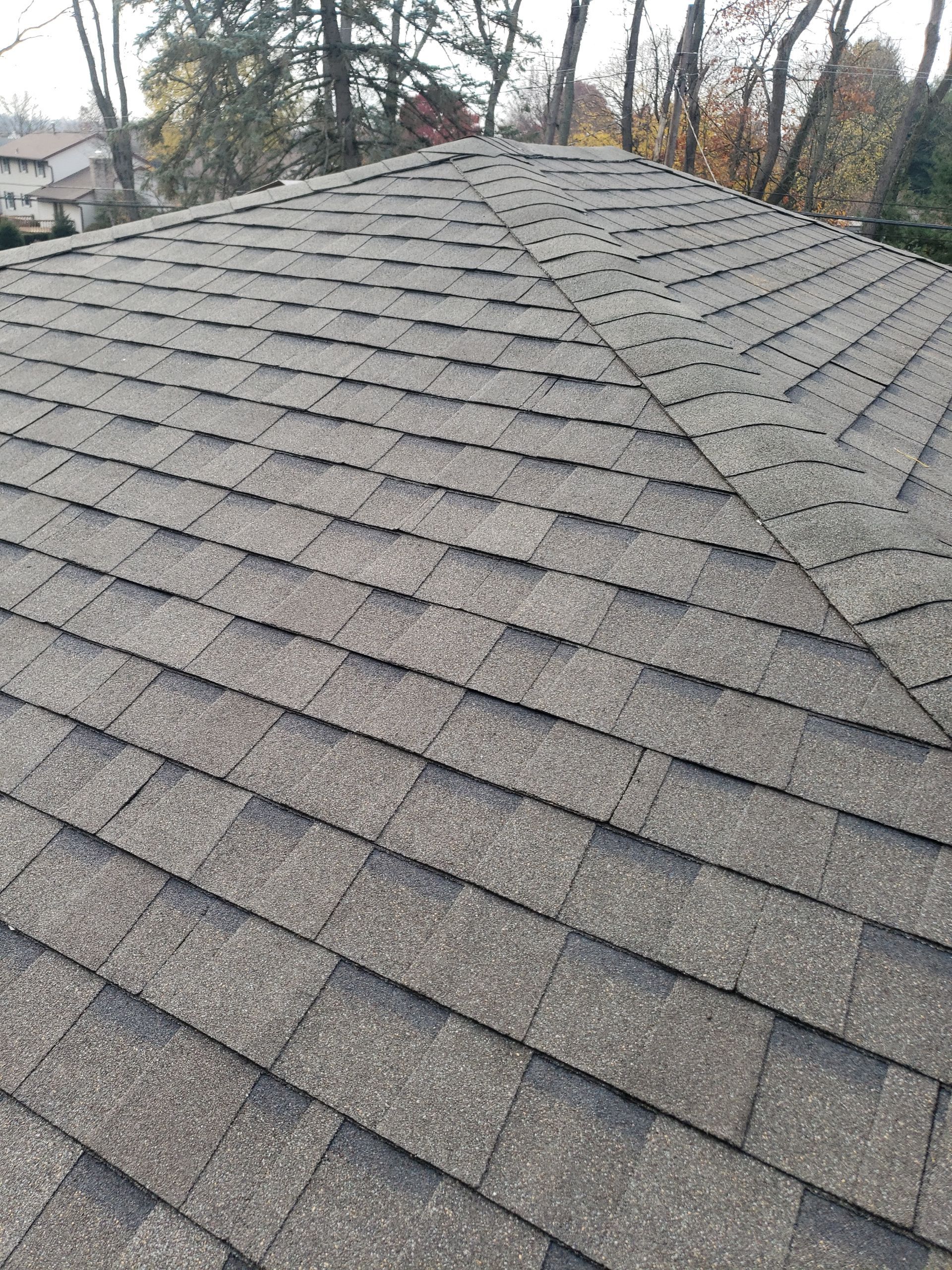ATLAS PINNACLE COLOR: PRISTINE SCOTCHGARD WEATHERED DRIP EDGE: MUSKET BROWN by Eagle Eye Roofing