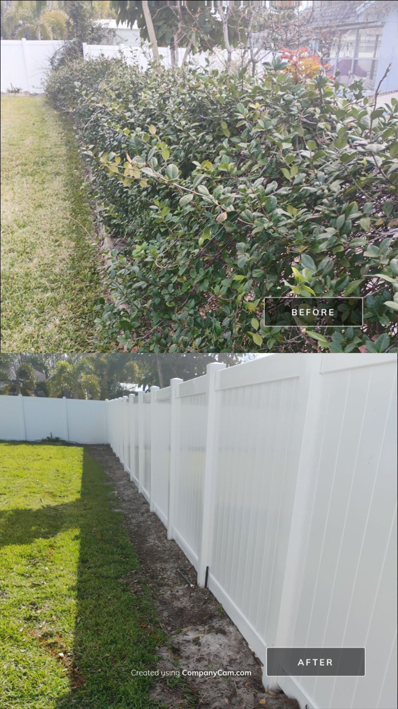 Vinyl Fence Install in Bradenton by True Fence LLC