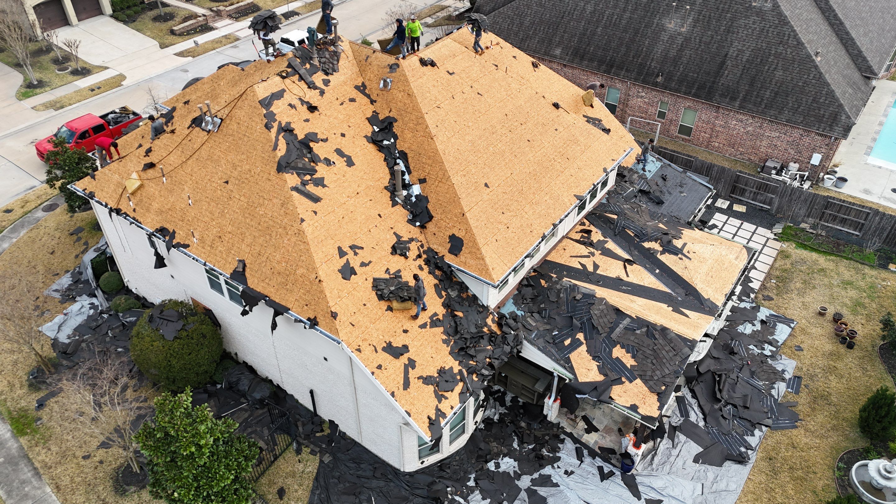 Roof Replacement in Cypress after Customer sustained Hail Damage! by Core Four Roofing