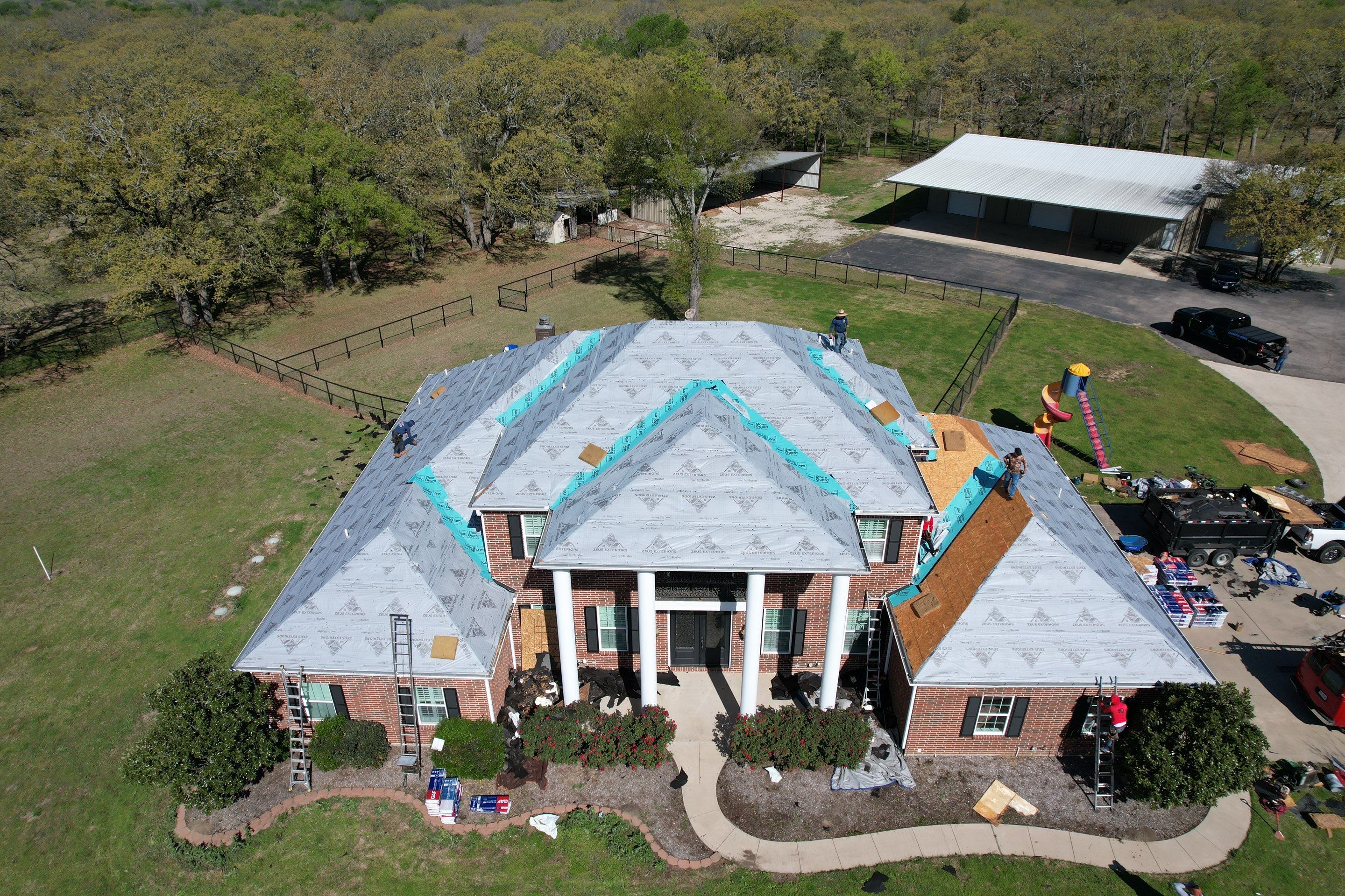 Project in Caddo Mills  by Zeus Exteriors