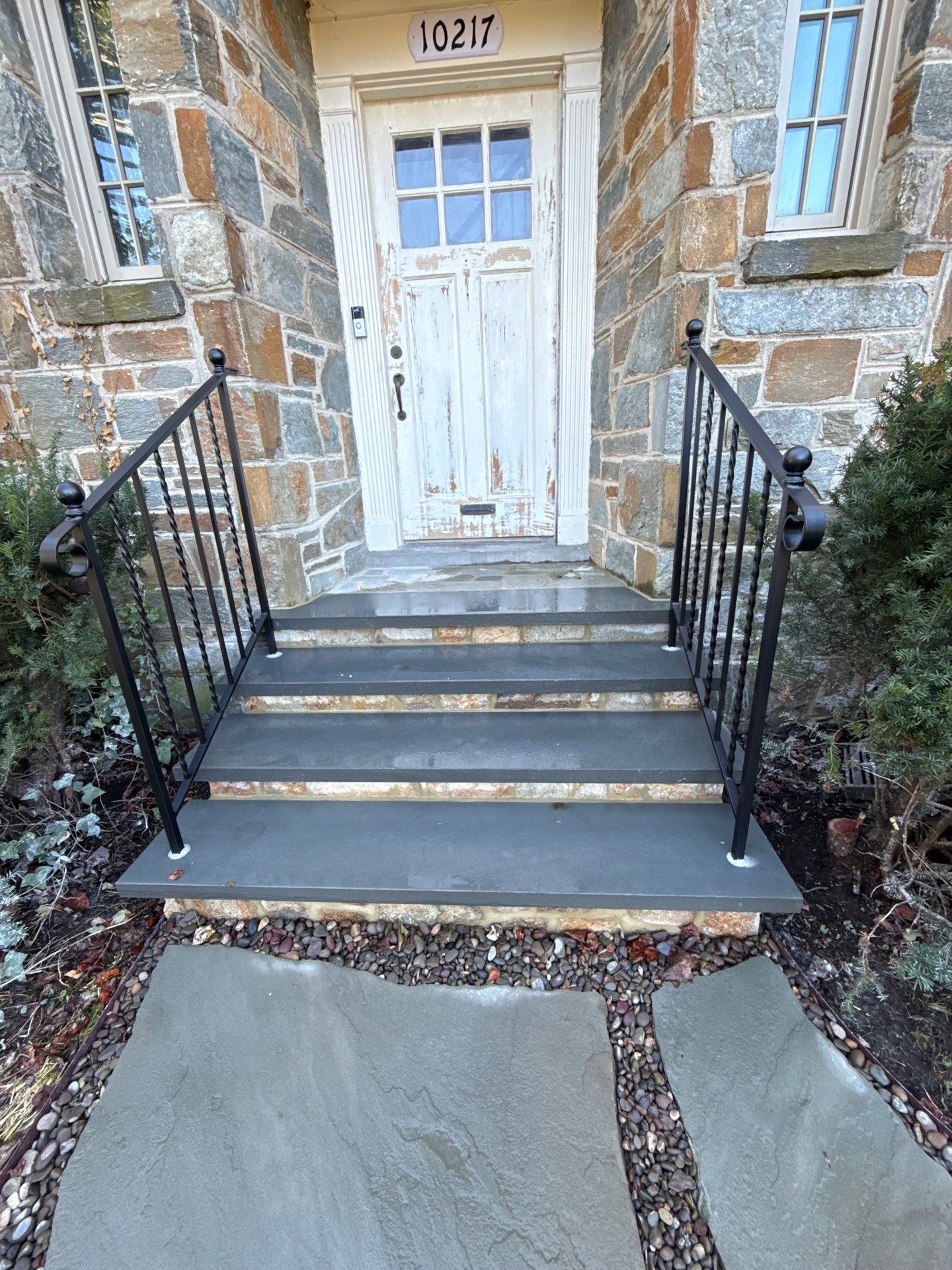 Custom Modern Interior Handrail – Minimalist Steel Design – Bethesda, MD by Capitol Iron Works