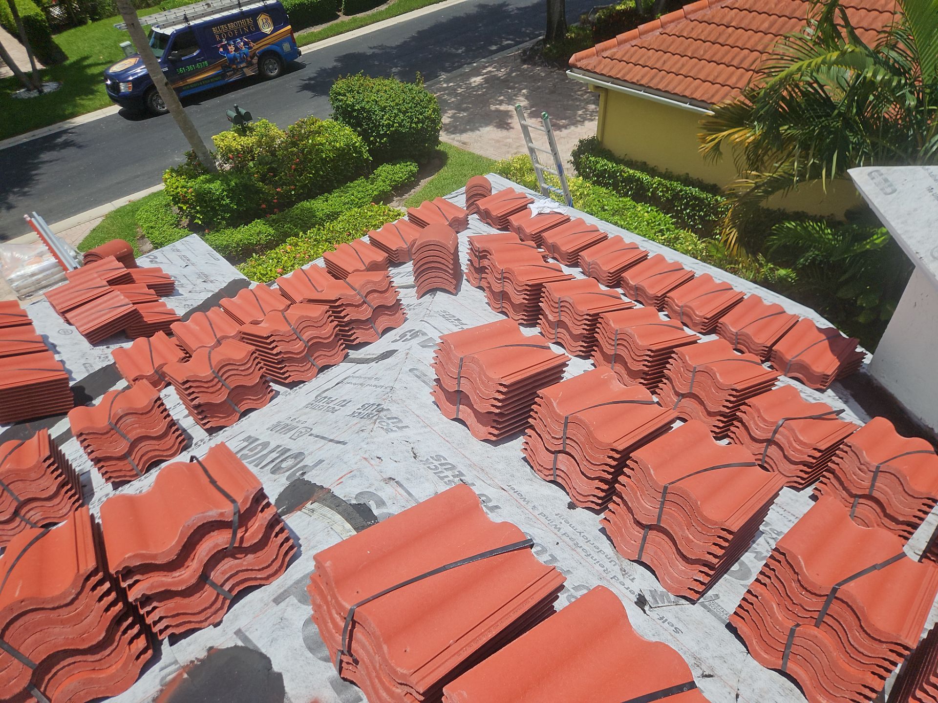 Residential Roofing Installation using WestLake Roofing Tile by BLUES BROTHERS ROOFING