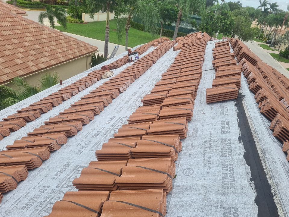 Residential Roofing Installation using Eagle Roofing Tile by BLUES BROTHERS ROOFING
