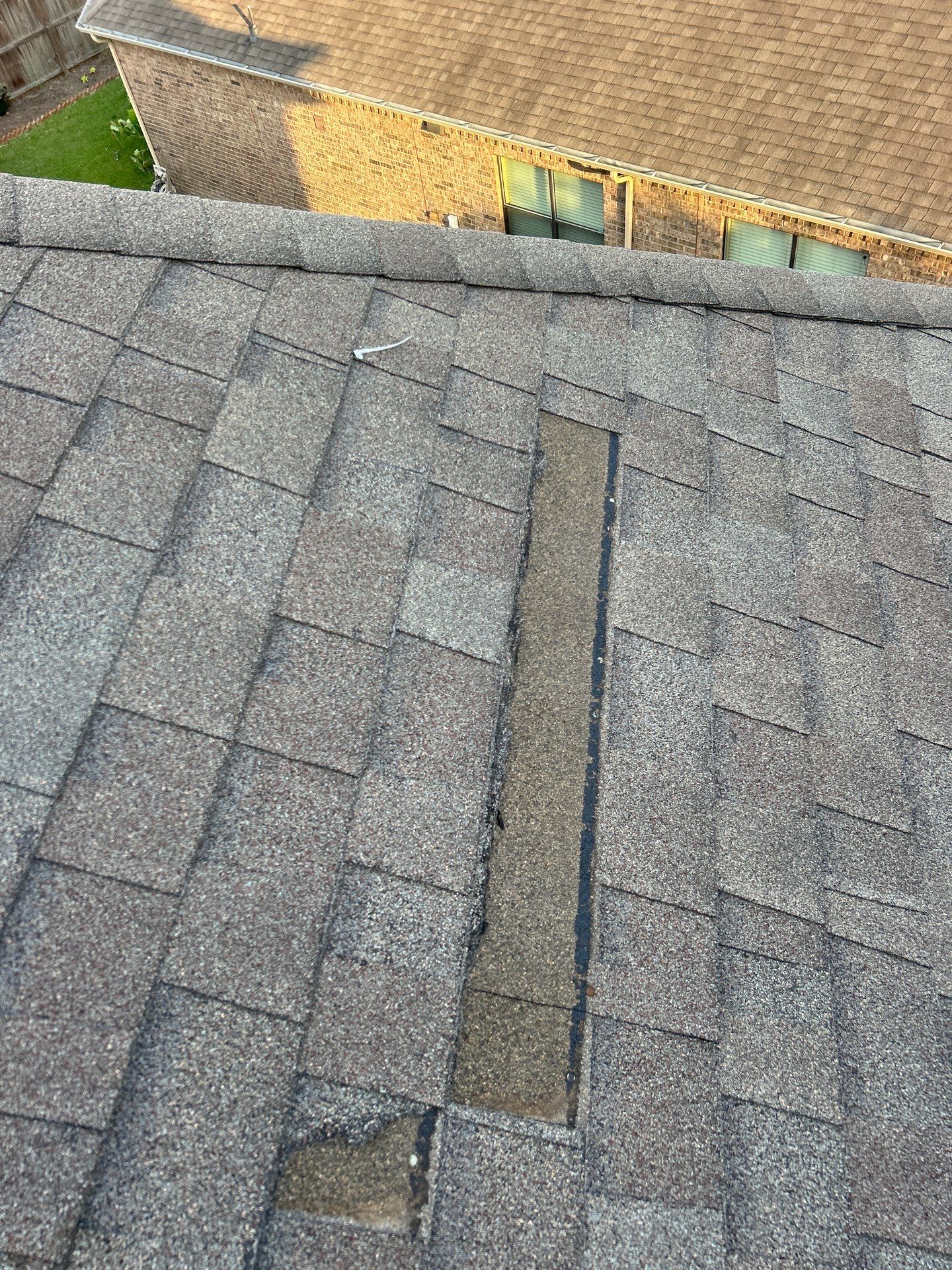 Hail Damage using Owen's Corning Duration (Lifetime) Shingles by Roof Repair Company