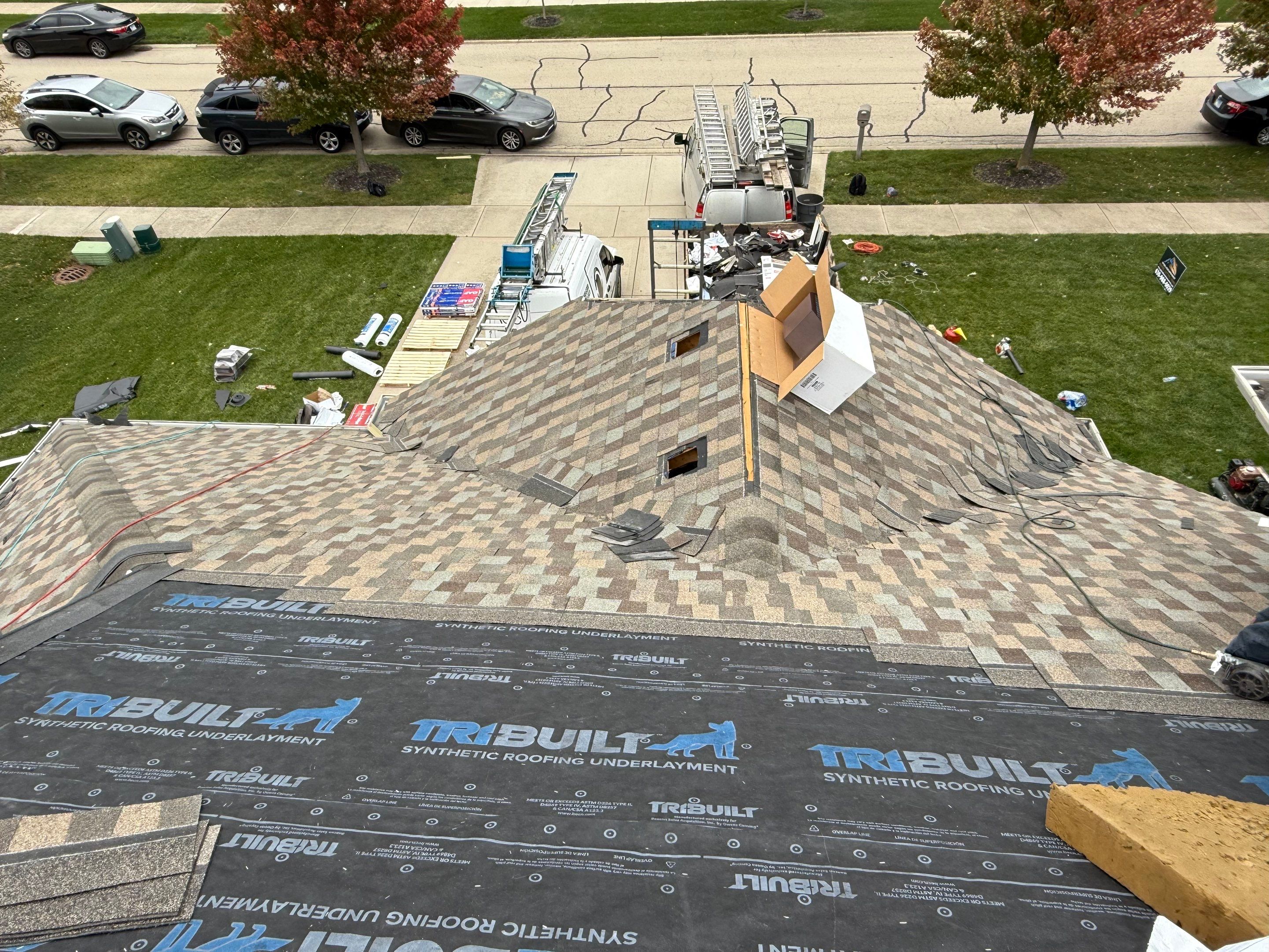 GAF Cedar Falls Roof and Velux windows by Optimal Home Improvement 