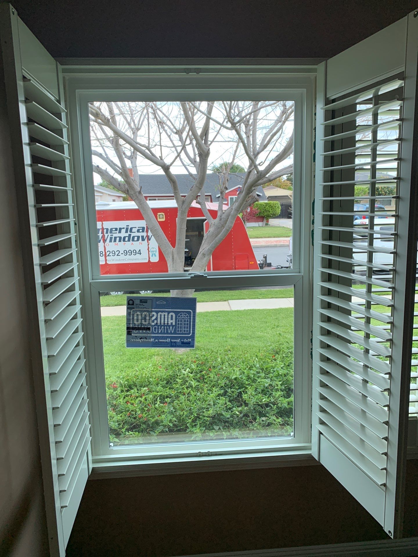 Patio door installation using Amsco Studio Series Vinyl by American Window Company