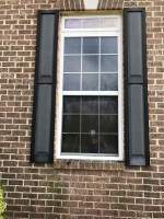 Shutters using Mid America Raised Panel by ExteriorPros