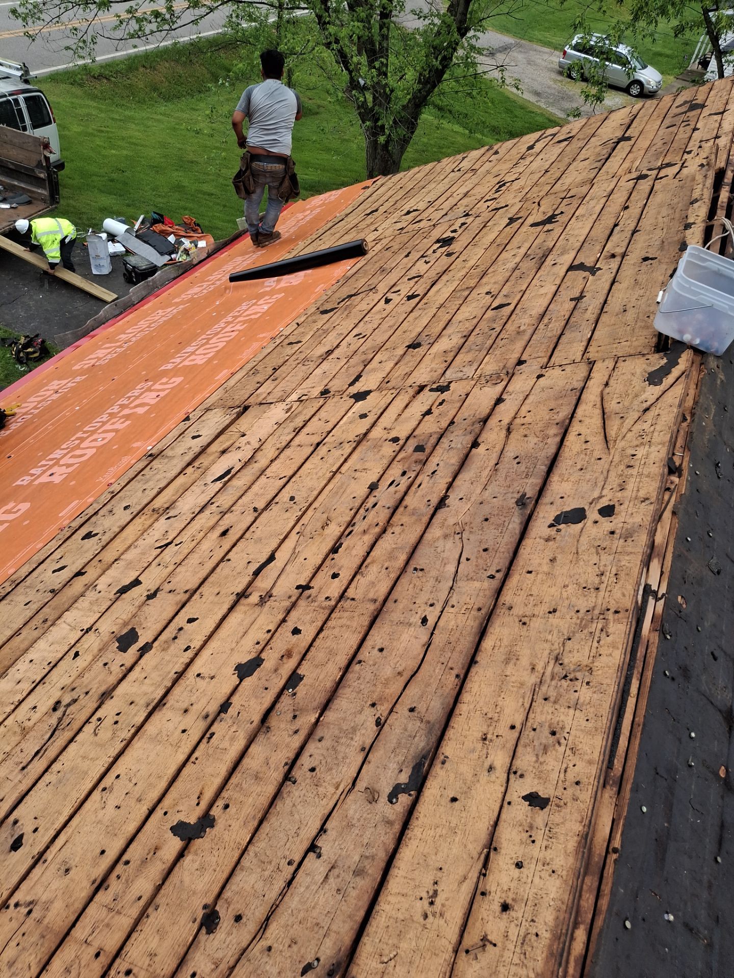 Residential Roofing Installation using Metal by Rainstoppers Roofing