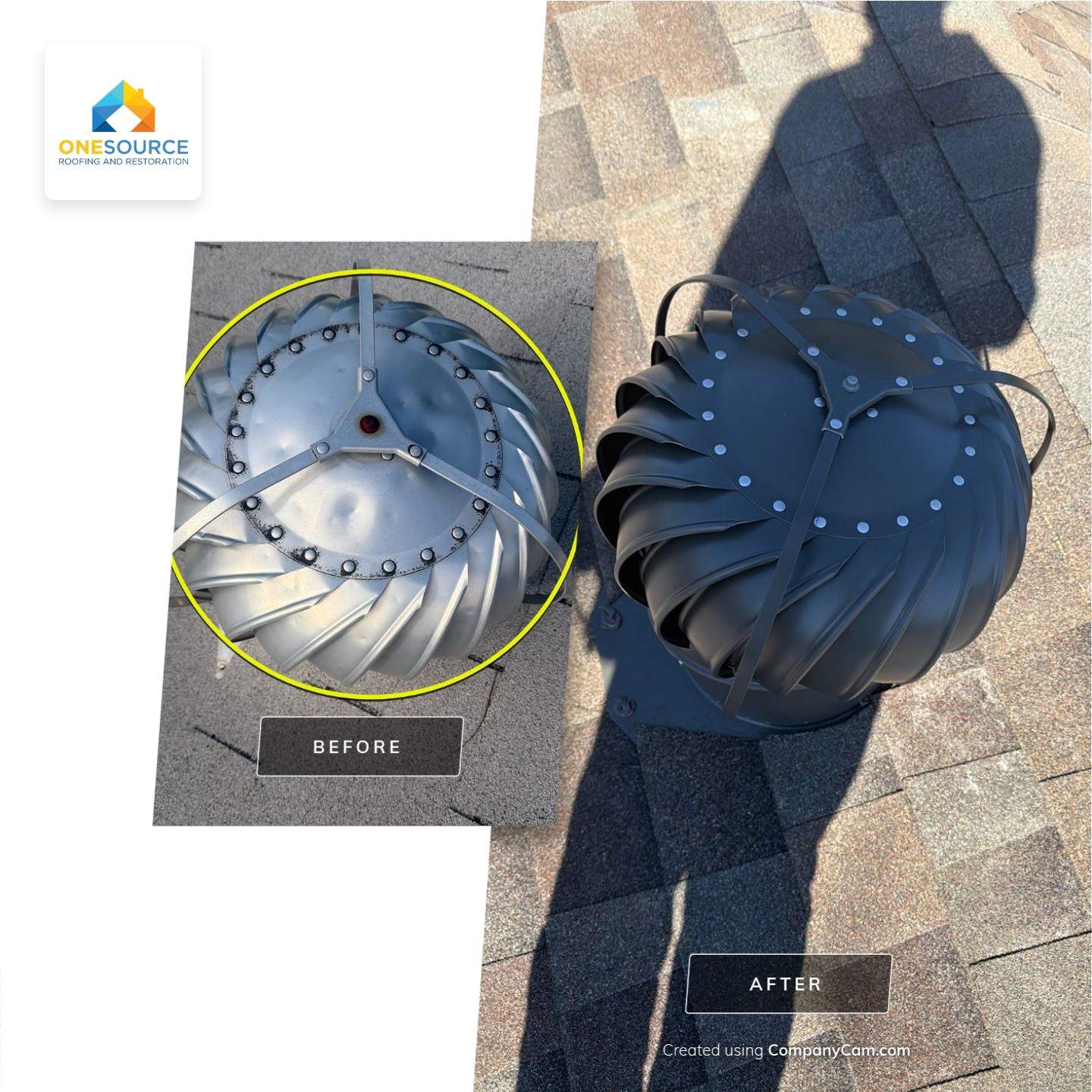 Residential Roofing Installation using Malarkey Highlander Natural Wood by OneSource Roofing and Restoration