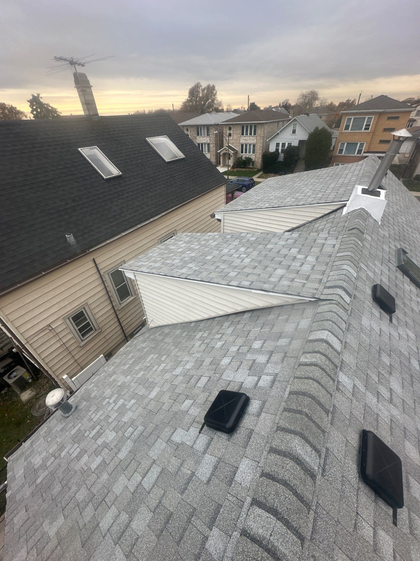 Roof replacement and interior repair by wind damage by Just Brilliant Restoration JBR