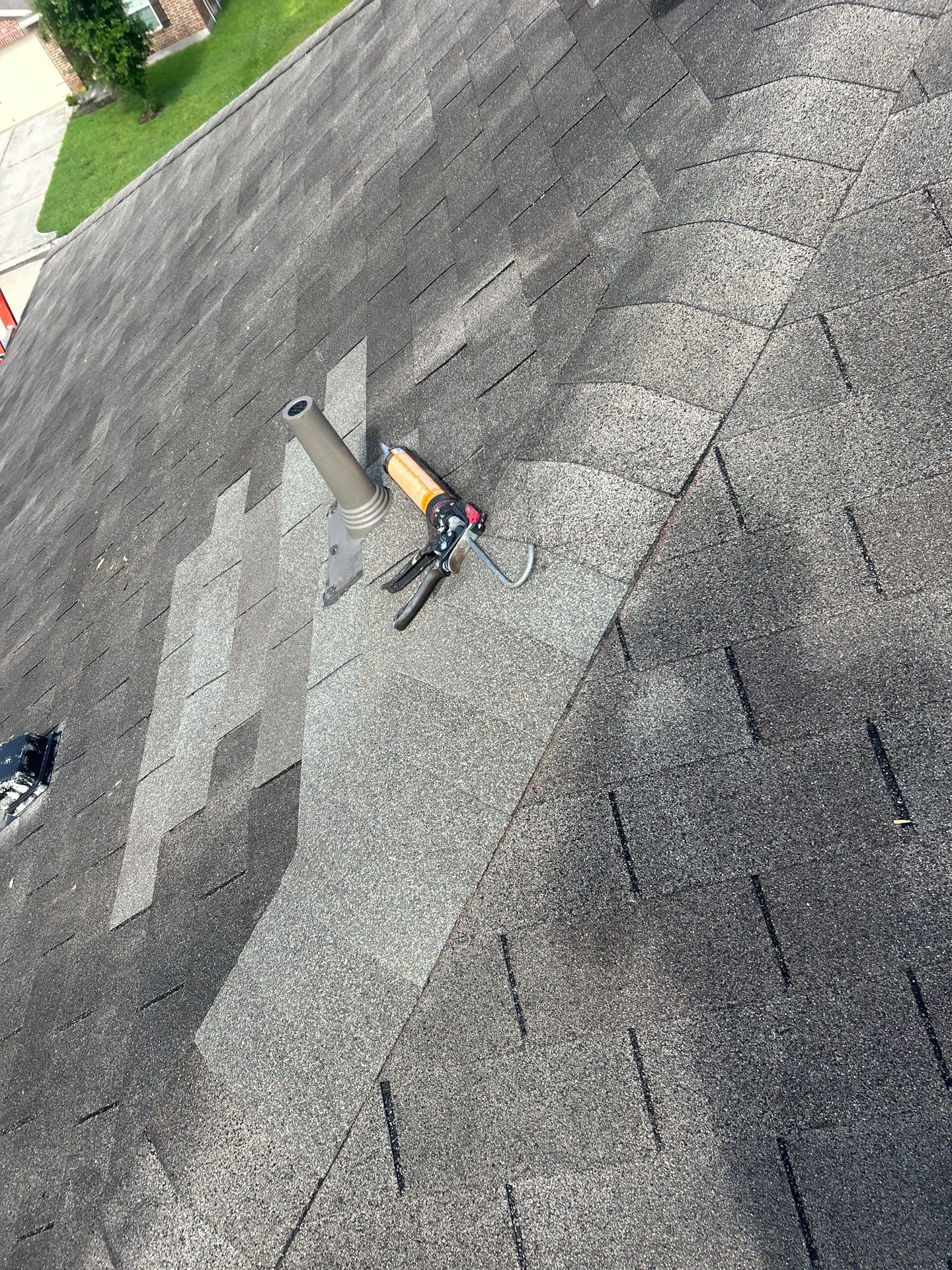 Hail Damage using Owen's Corning Duration (Lifetime) Shingles by Roof Repair Company