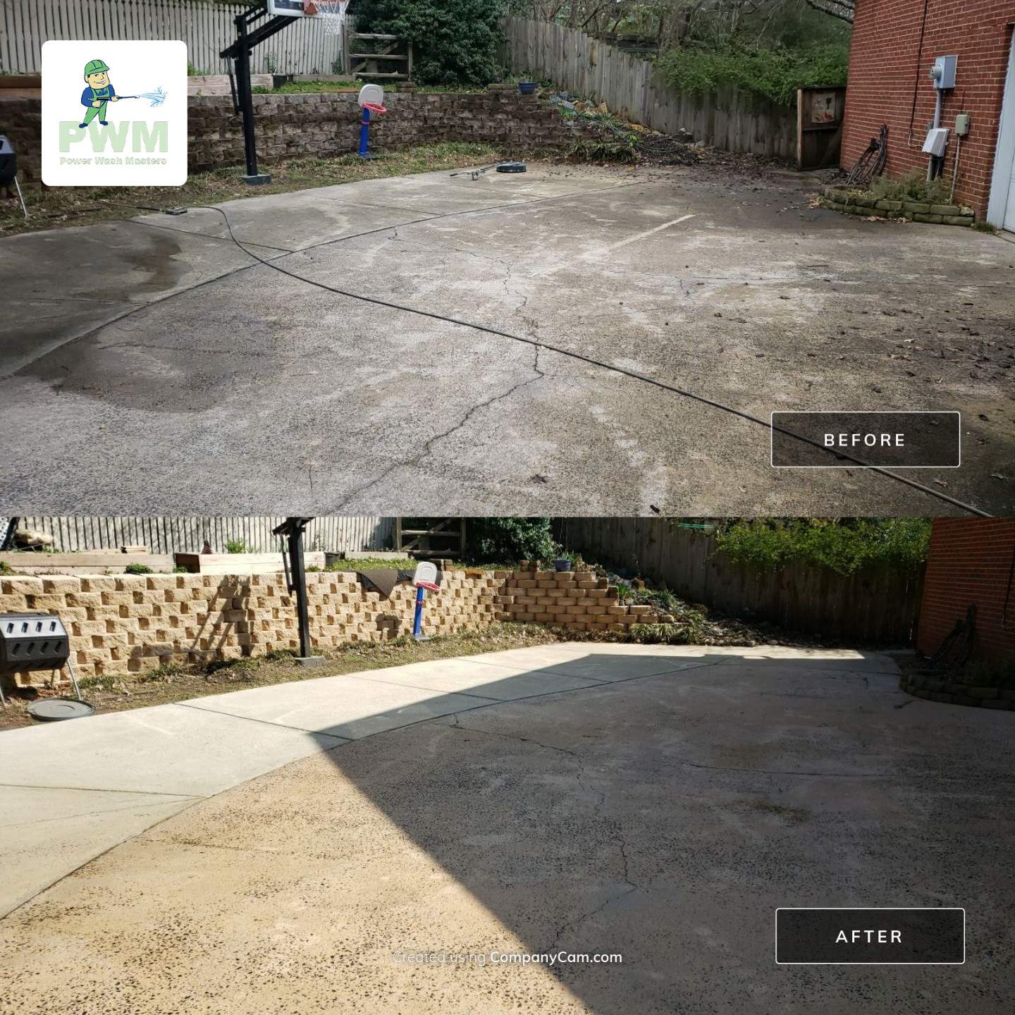 Gutter Cleaning using cleaner by Power Wash Masters LLC