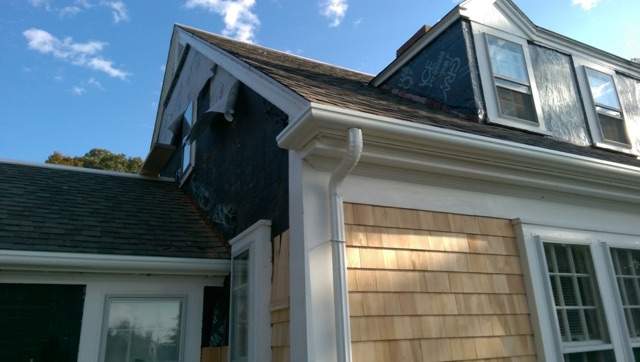 Fiberglass Gutter Installation in Falmouth, MA by Gutter Pro by Gutter Pro Enterprises