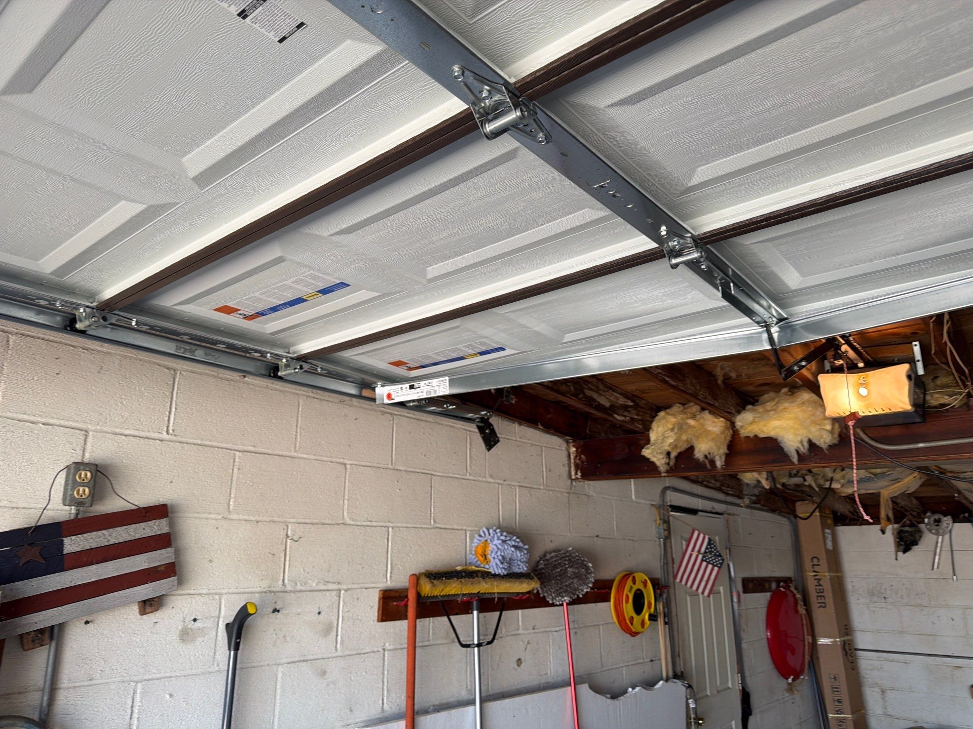 New Sectional Garage Door Installation for Parma Detached Garage by Ohio Garage Door Repair