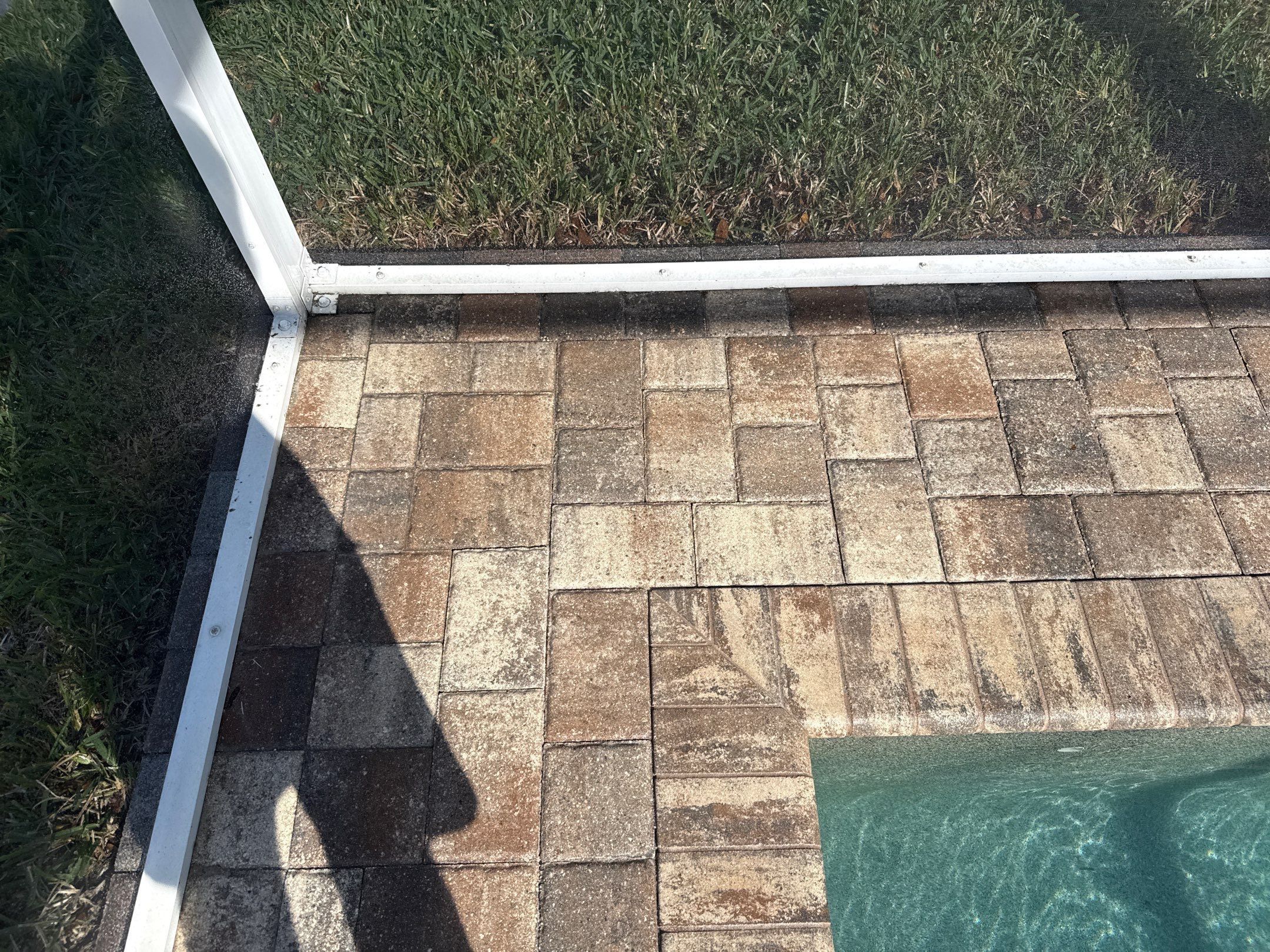 Paver Pool Deck Cleaning & Pool Cage Cleaning in River Point of Manatee – Bradenton, FL by Sunshine AquaWash