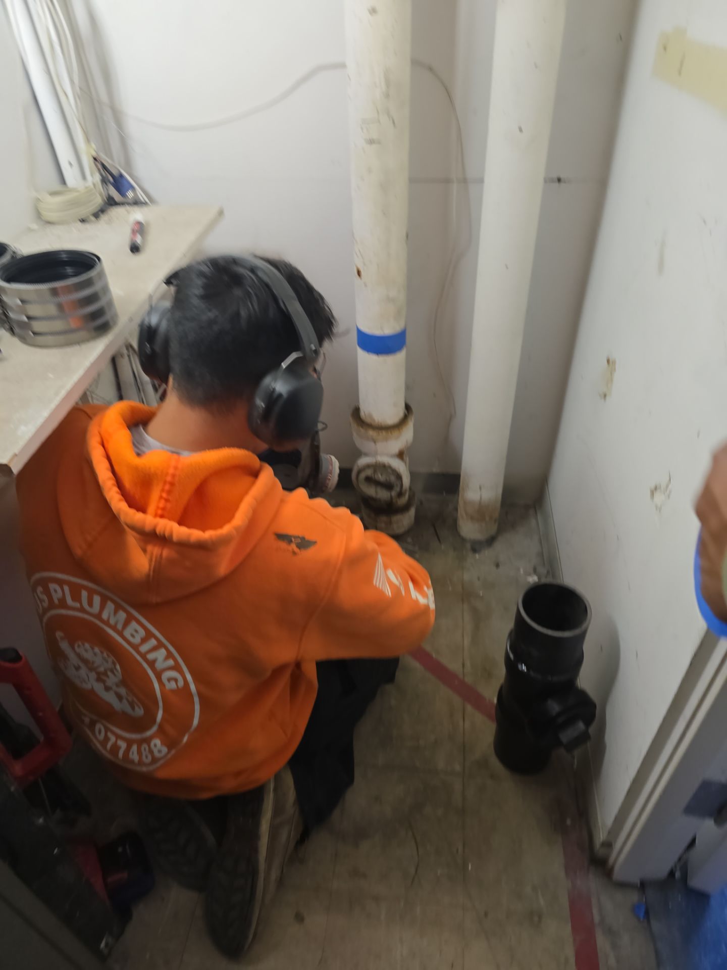 Installing New Piping and Tested Water Flow. by Us Plumbing