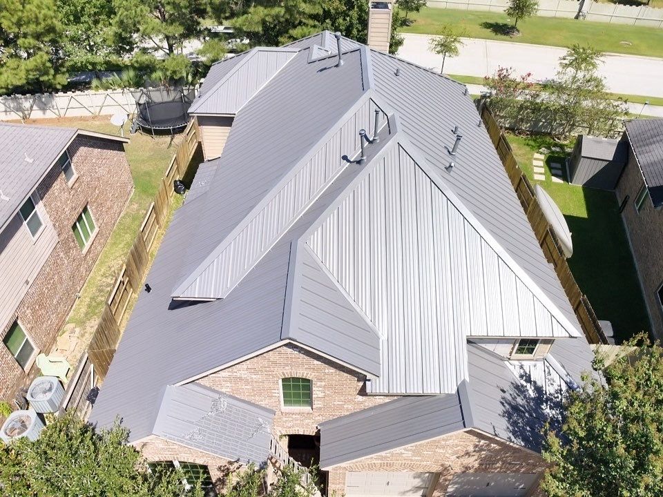 Standing Seam Project - Conroe, Texas by Hartland Roofing & Construction