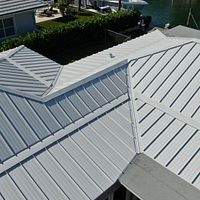 .032 Aluminum 1.5" Mechanical Seam Regal White