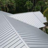 24ga 1.5" Mechanical Seam Mill Finish by Total Roofing System The Metal Roof Experts