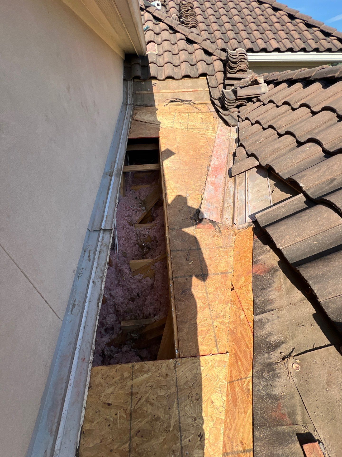 Residential Roofing Repair using tile by Roof Repair Company