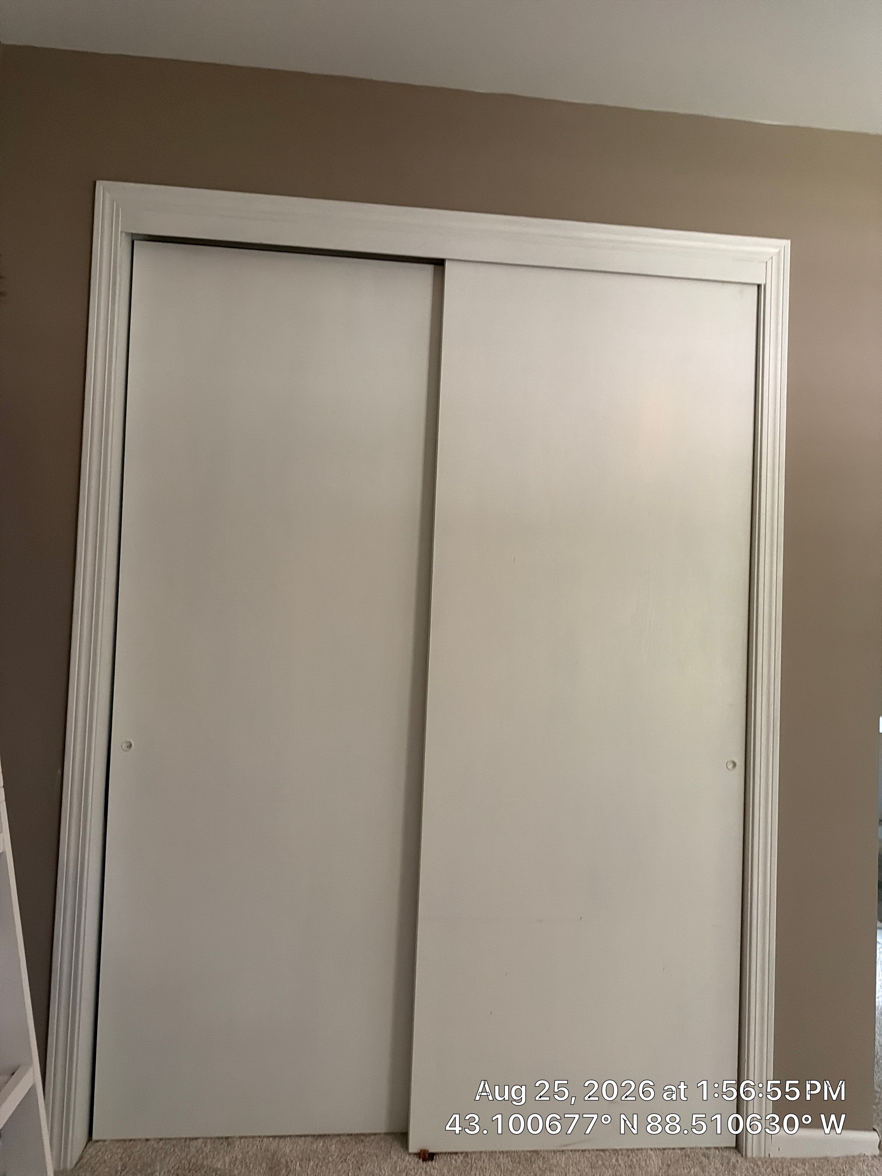 Interior Sliding Closet Door and Trim Installation in Oconomowoc by CompanyCam Sales Demo
