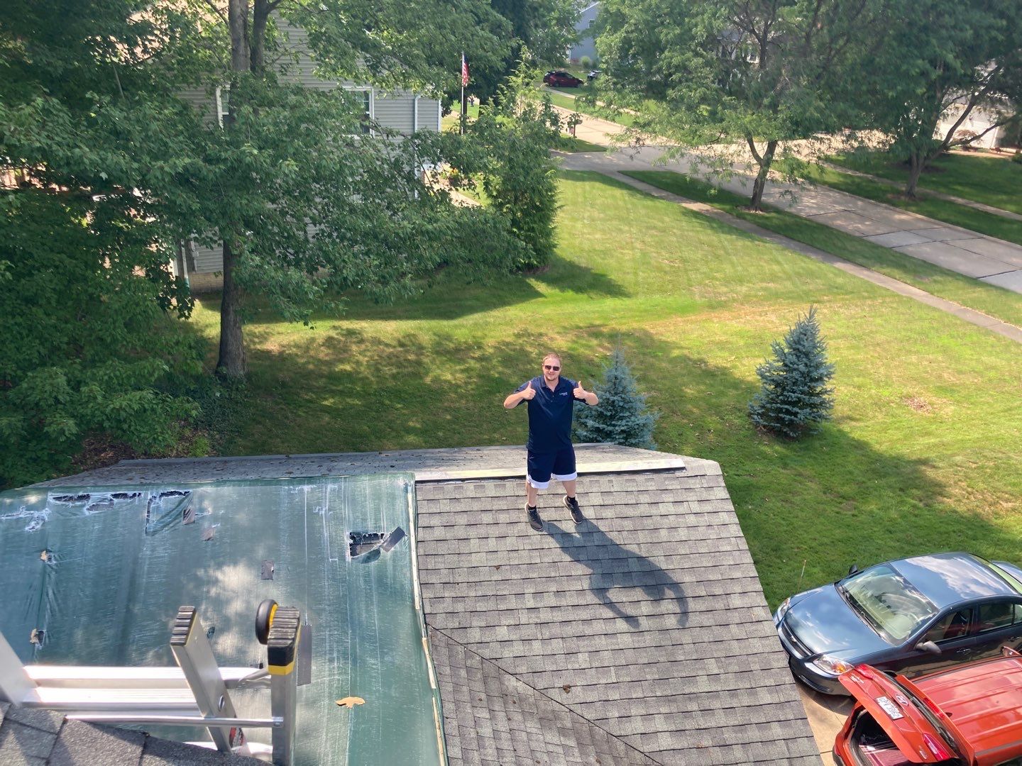 Residential Roofing Installation using Owens Corning Duration, Black Sable by Absolute Roofing and Construction