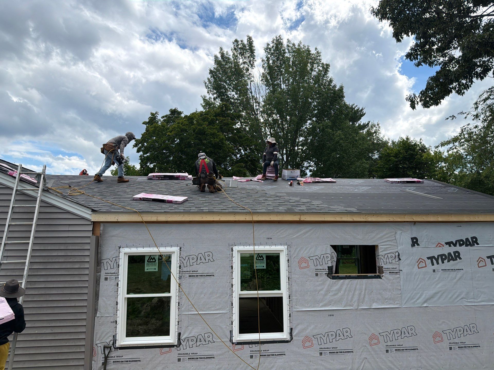 Dover, NH – Owens Corning Asphalt Shingle Roof Installation for Home Addition by Tall pine roofing