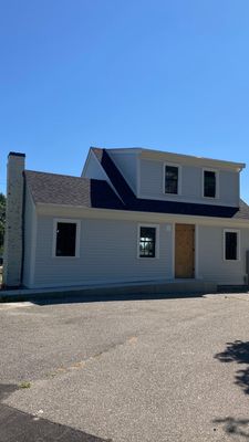Sandwich, MA Gutter Installation using 5" K-Style Aluminum Gutter