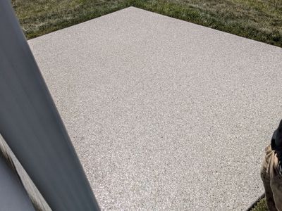Garage Floor Coating using Tidal Wave
