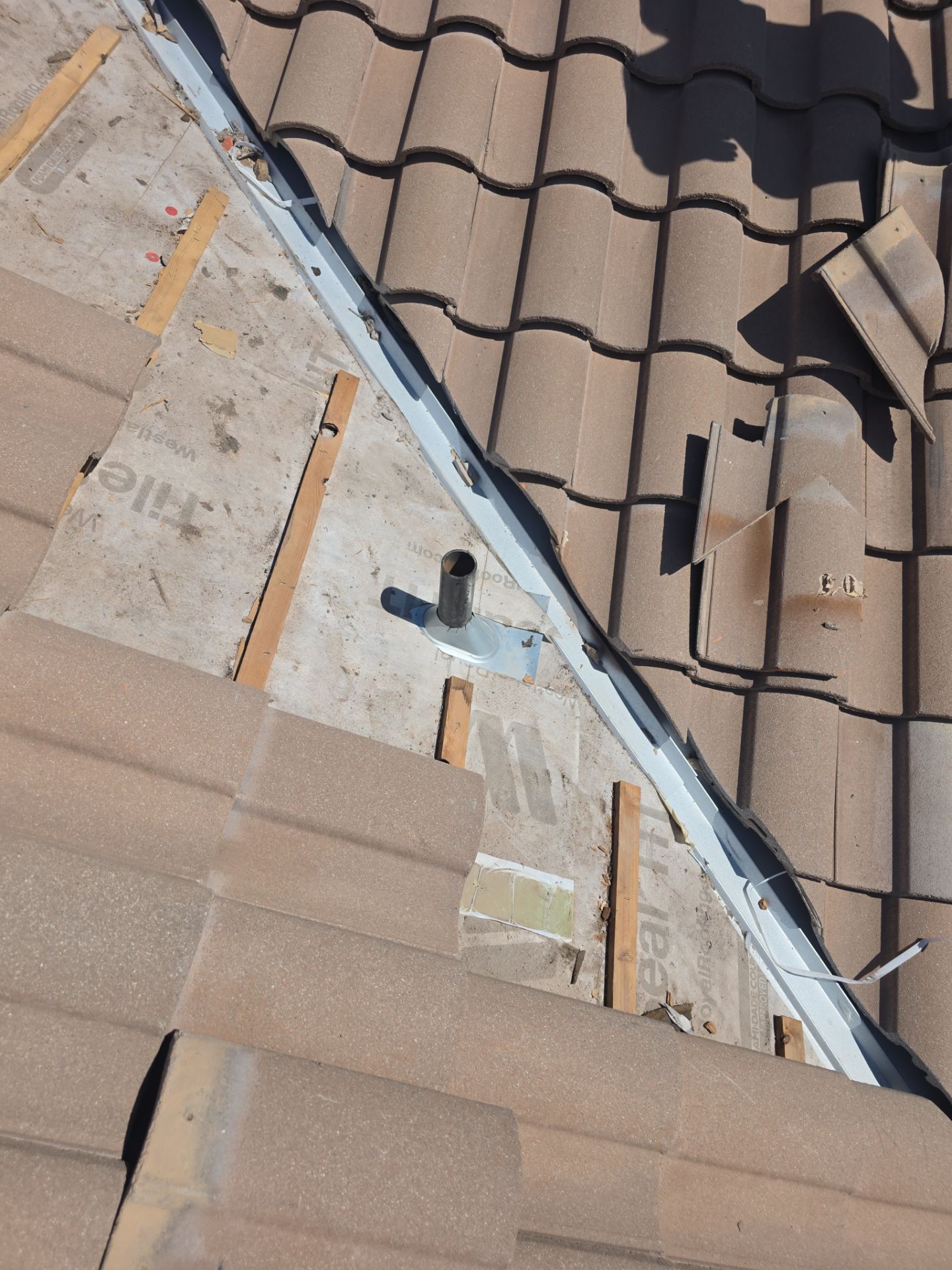 Tile Reset with water test in Gilbert by Weather-Tite Roofing