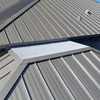 24ga 1.5" Mechanical Seam Champagne  by Total Roofing System The Metal Roof Experts