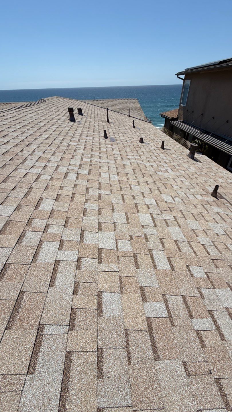 Leucadia reroof with Owens Corning TruDefinition Duration Cool Shingles  by Reliable Roofing San Diego Inc.