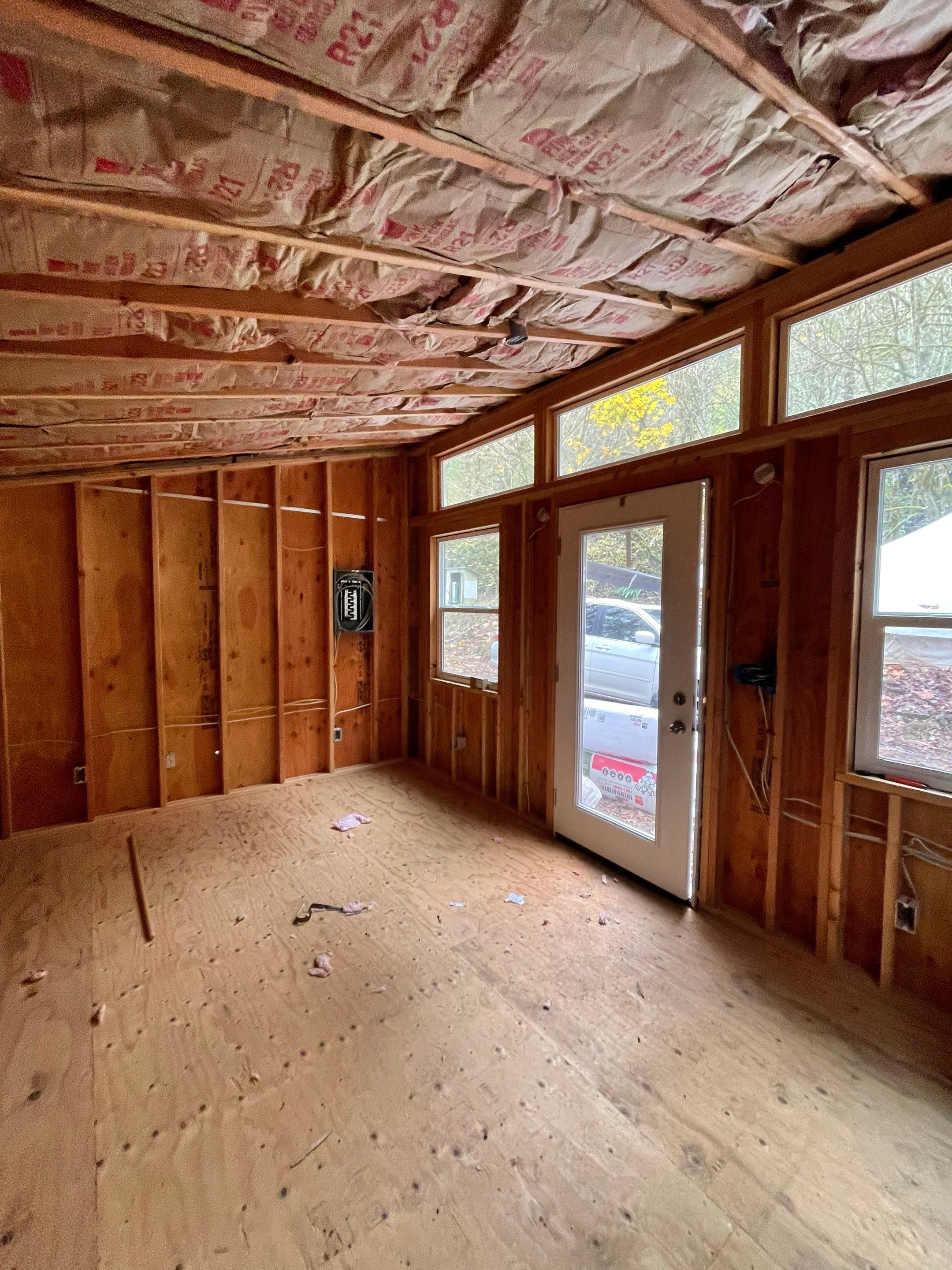 Shed Interior Finish by Villegas Remodeling, LLC