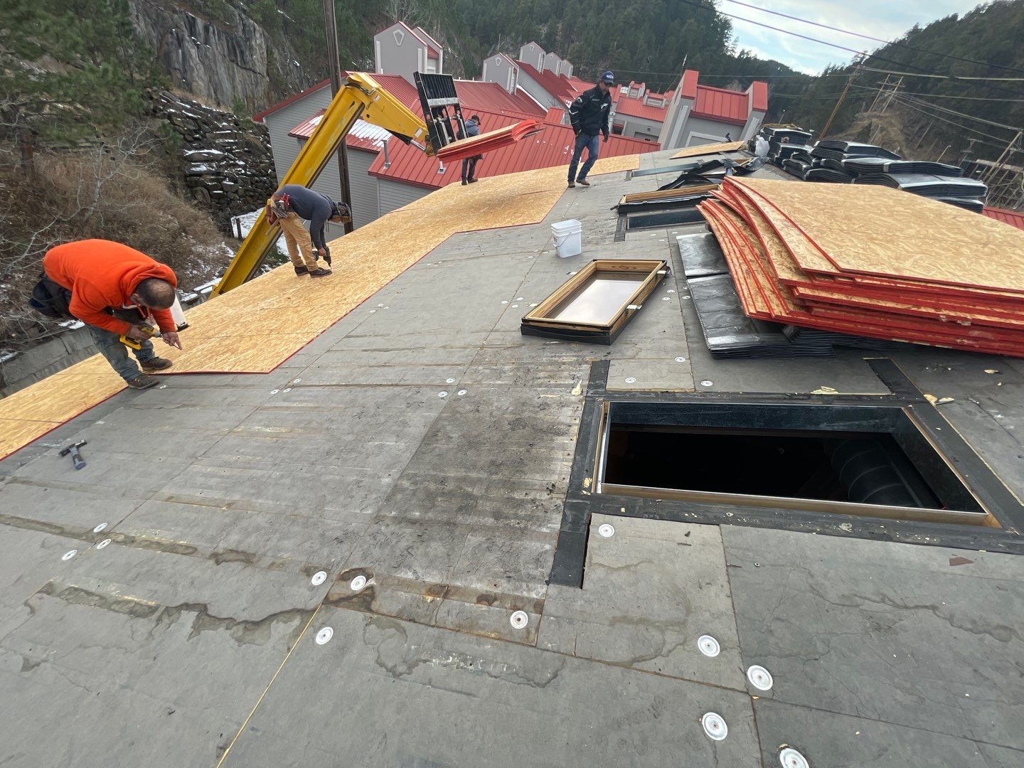 Commercial Roofing Installation using EuroShield by Weather-Tite Exteriors LLC