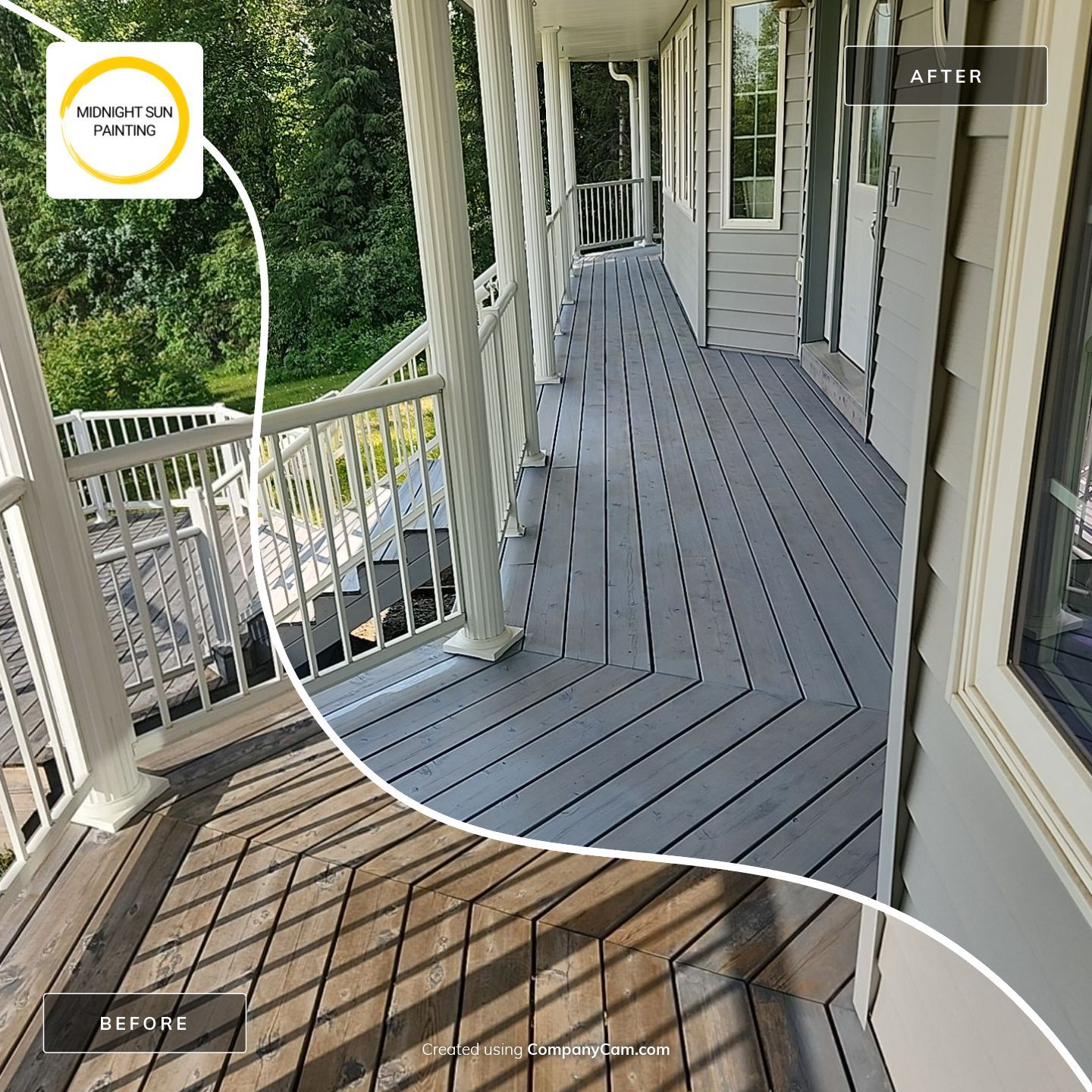 Deck Staining by Midnight Sun Painting