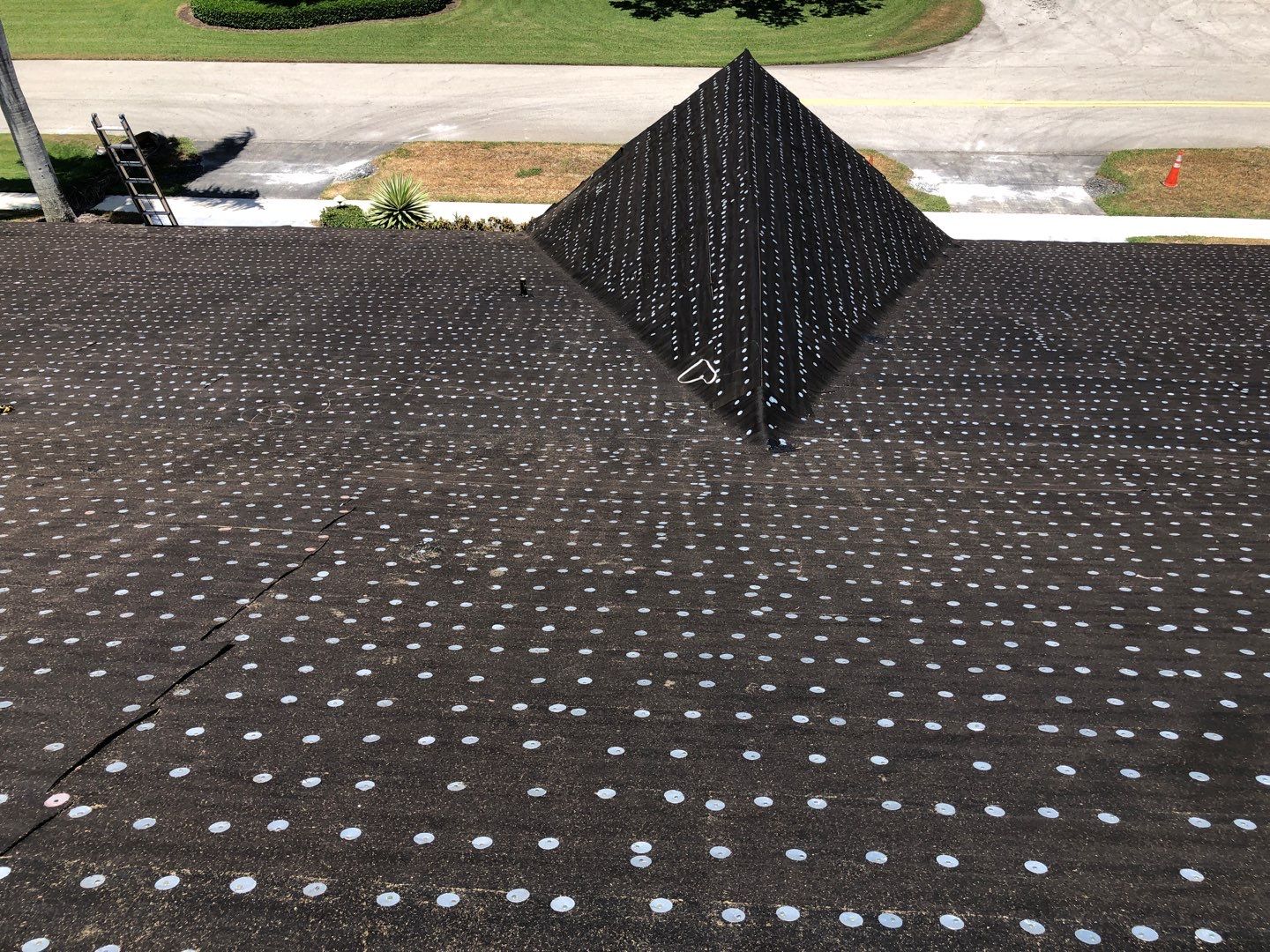 Residential Roofing Installation using 1" Nail strip metal roof by BLUES BROTHERS ROOFING
