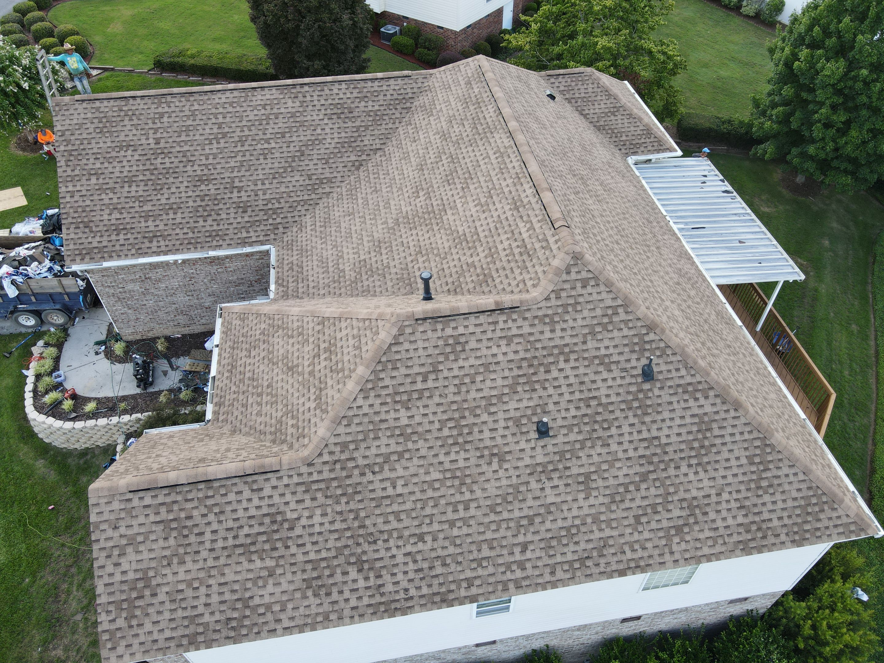 Residential Roofing Installation using Owens Corning by Inspector Roofing and Restoration