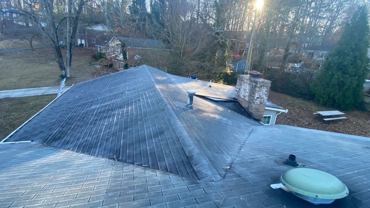 Roof replacement using GAF Driftwood by Georgia Roof Advisors